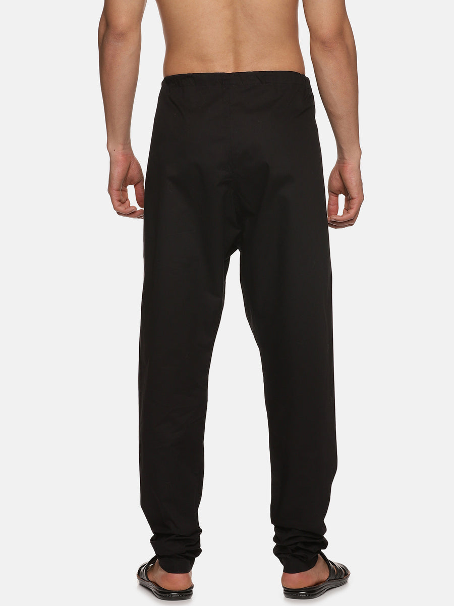 Men Cotton Drawstring Closure Pyjama With Pocket