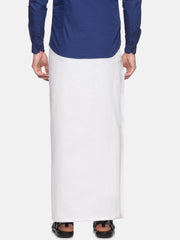 Men Cotton Traditional  White Colour Regular Dhoti.