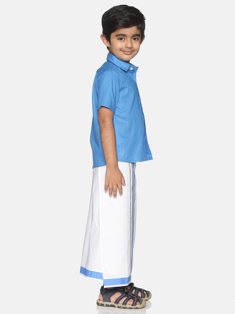 Boys Shirt  Dhoti Set.