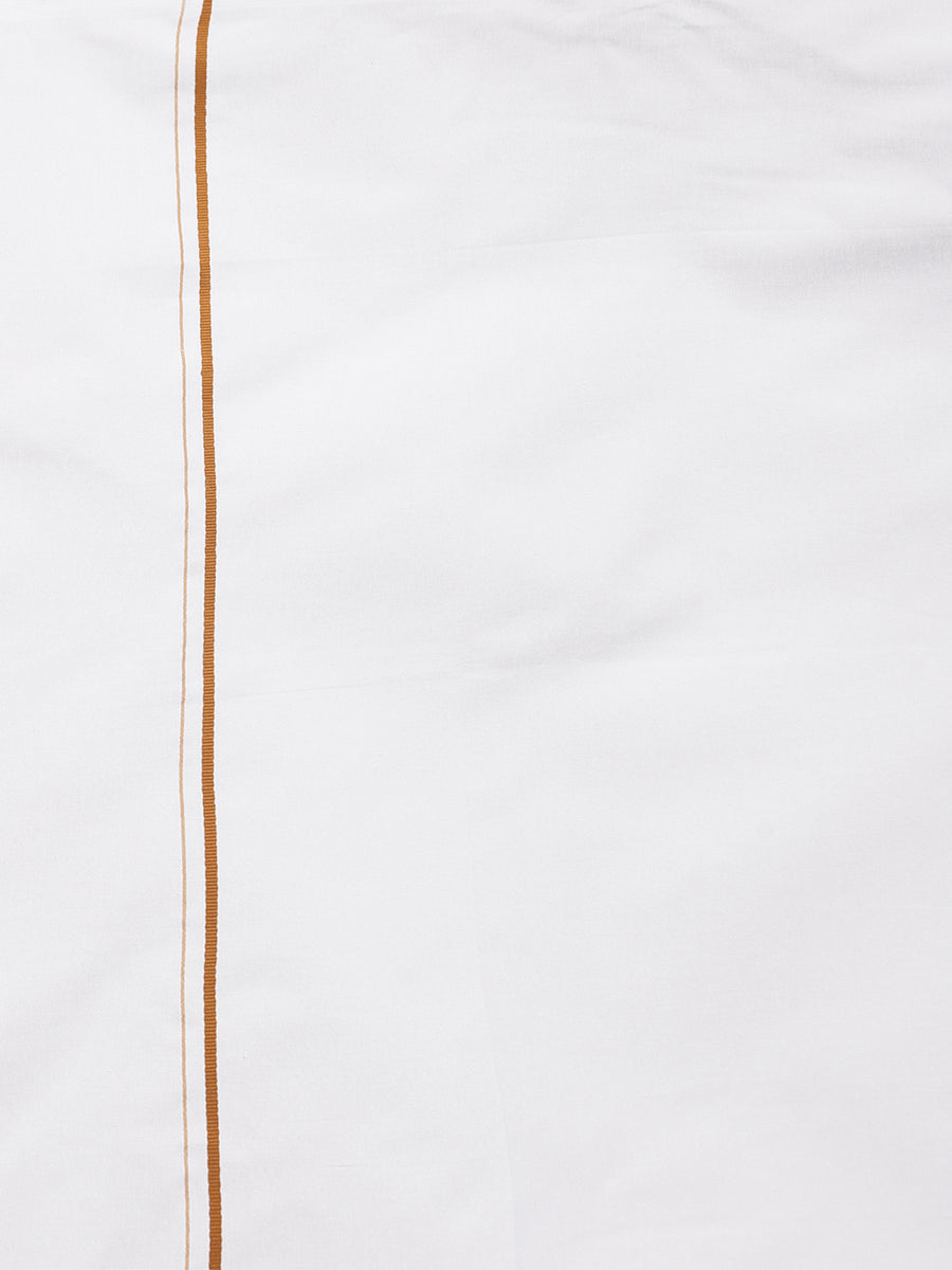 Men Cotton Traditional  White Colour Regular Dhoti.