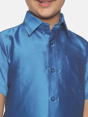 Boys Shirt With Dhoti Set.