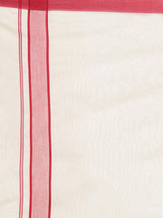 Men Cotton Traditional Off White Colour Regular Dhoti.