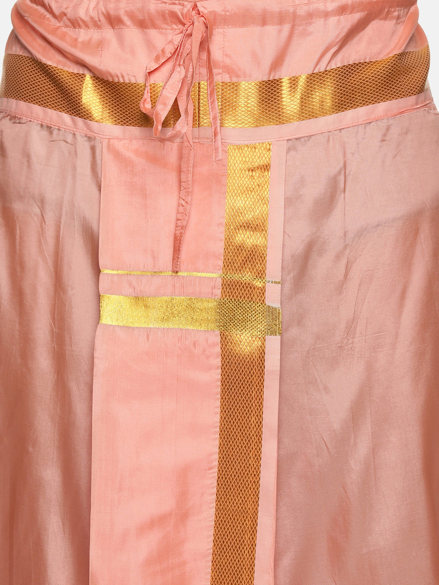 Men Ready to Wear Dhoti Pant and Angavastram Set