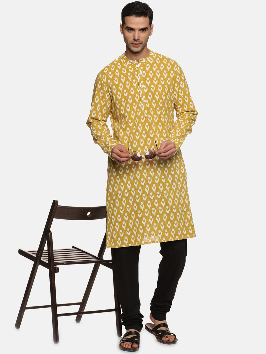 Men Cotton Drawstring Closure Pyjama With Pocket