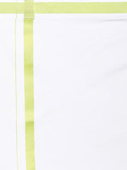 Men Solid Green Colour Full Sleeve Shirt Pocket Dhoti Set