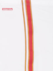 Boys White Colour Cotton Readymade Dhoti