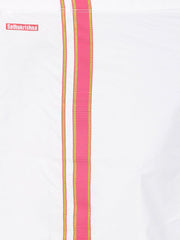 Boys White Colour Cotton Readymade Dhoti