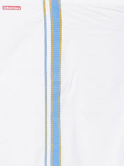 Boys White Colour Cotton Readymade Dhoti