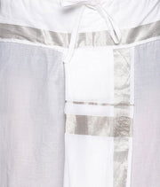 Men White Colour Cotton Dhoti Pant / Panjakejam.
