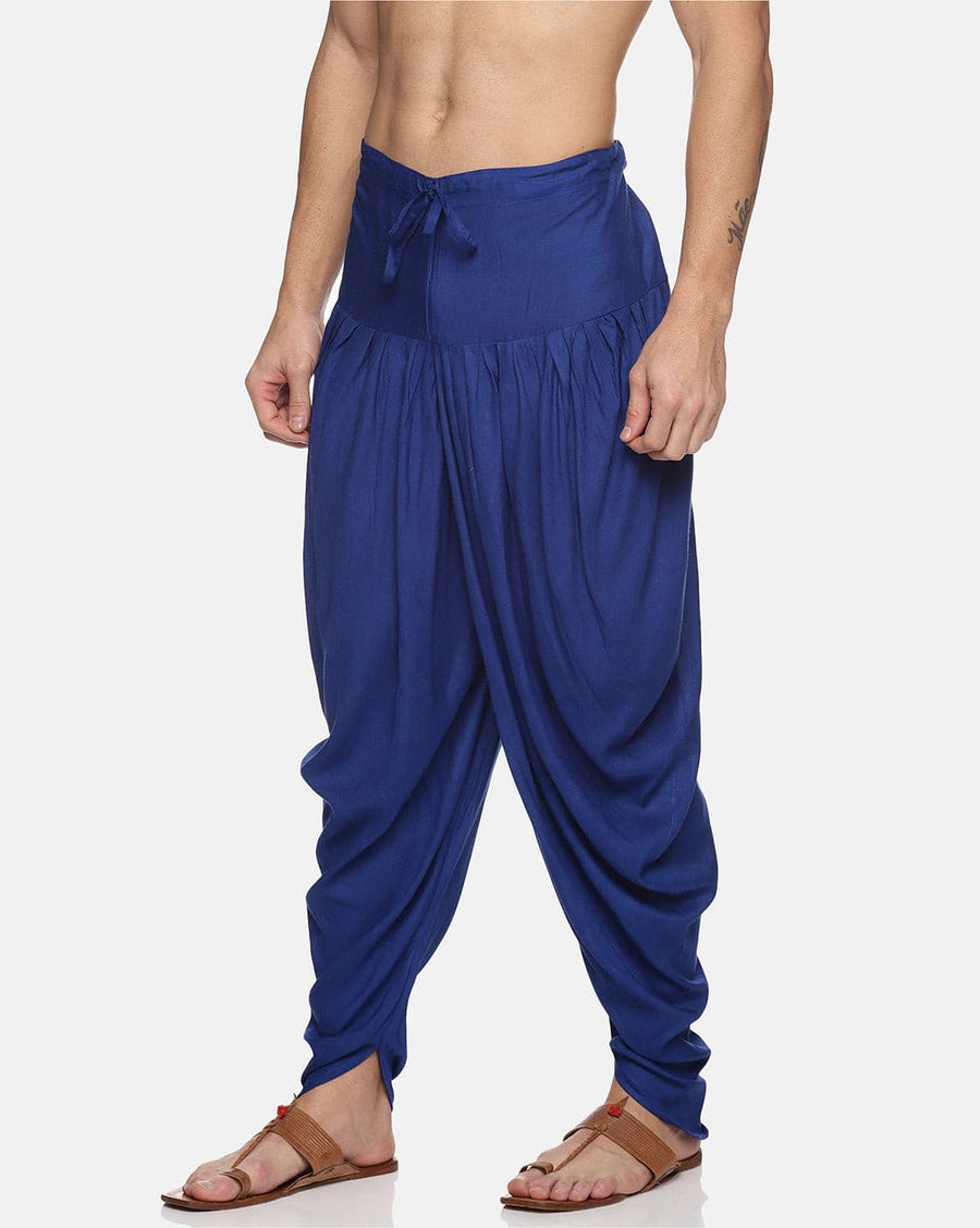 Men Solid Colour Slim Fit Dhoti Pant