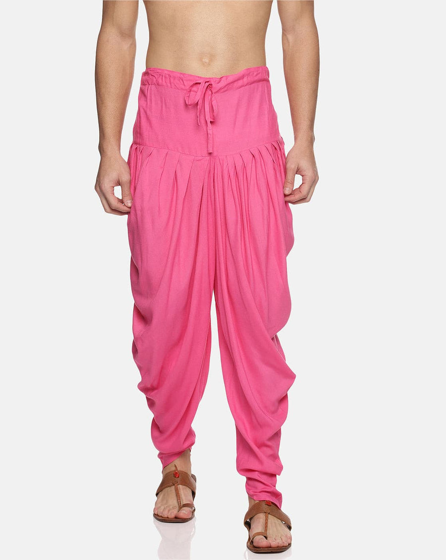 Men Solid Colour Slim Fit Dhoti Pant