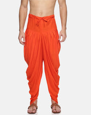 Men Solid Colour Slim Fit Dhoti Pant