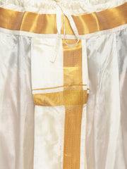 Men Off White Colour Polyester Panjakejam / Dhoti Pant.