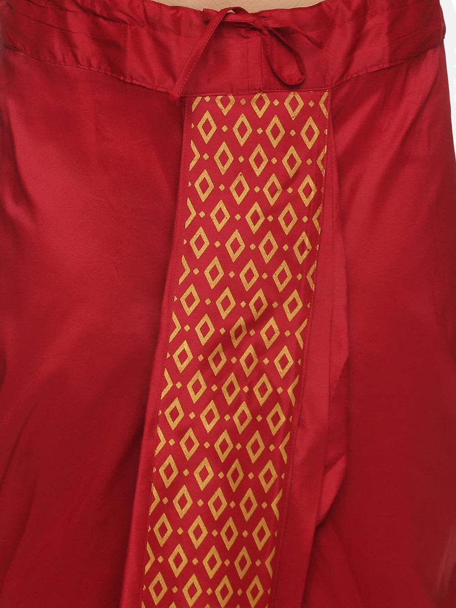 Men Colour Polyester Dhoti Pant / Panjakejam