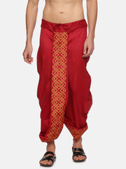 Men Colour Polyester Dhoti Pant / Panjakejam