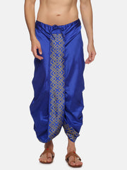 Men Blue Colour Polyester Panjakejam / Dhoti Pant.