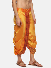 Men Yellow Colour Polyester Panjakejam / Dhoti Pant.