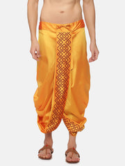 Men Yellow Colour Polyester Panjakejam / Dhoti Pant.