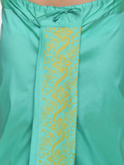 Men Green Colour Polyester Panjakejam / Dhoti Pant.