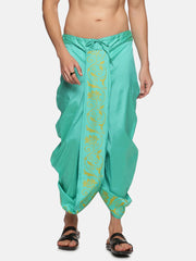 Men Green Colour Polyester Panjakejam / Dhoti Pant.
