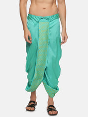 Men Green Colour Polyester Panjakejam / Dhoti Pant.