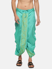 Men Green Colour Polyester Panjakejam / Dhoti Pant.