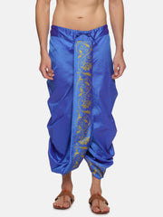 Men Blue Colour Polyester Panjakejam / Dhoti Pant.