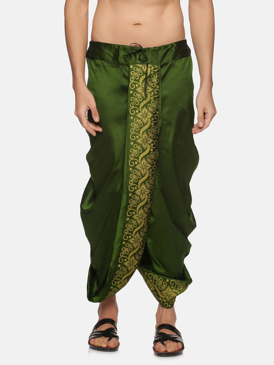 Men Colour Polyester Dhoti Pant / Panjakejam