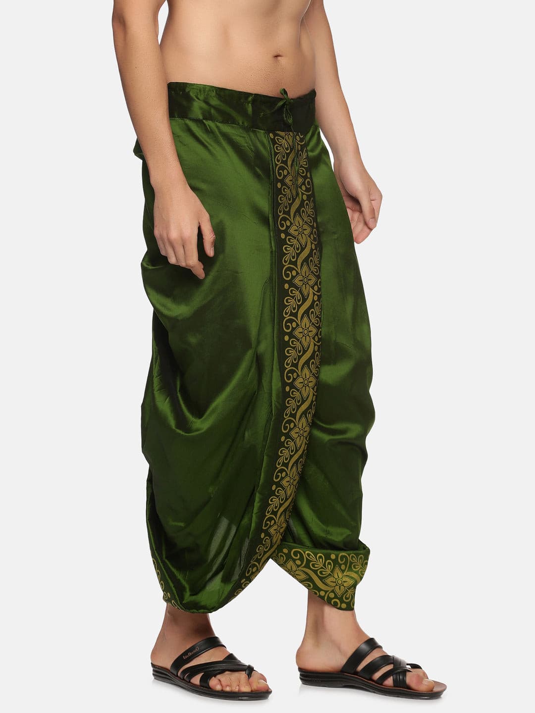 Men Colour Polyester Dhoti Pant / Panjakejam
