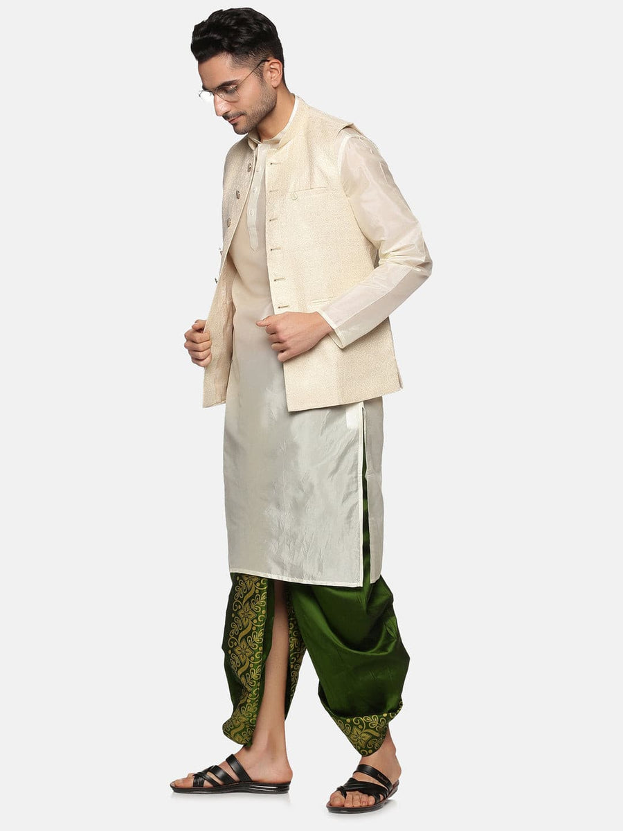 Men Colour Polyester Dhoti Pant / Panjakejam