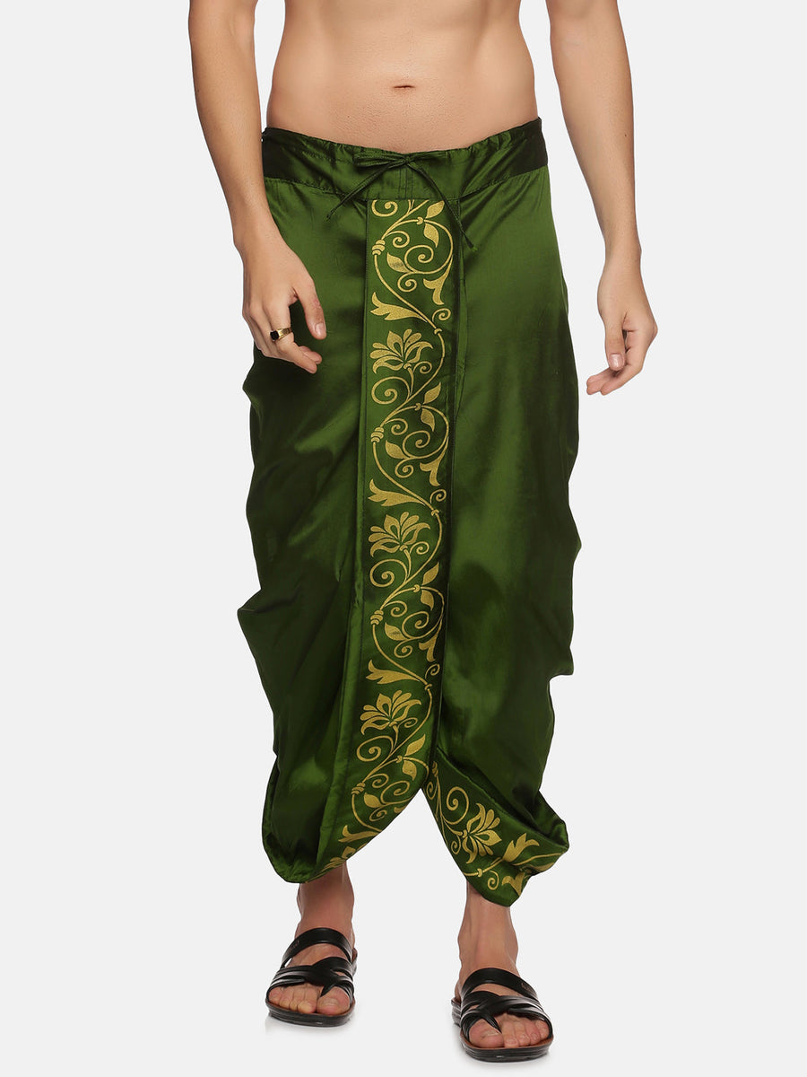 Men Colour Polyester Dhoti Pant / Panjakejam