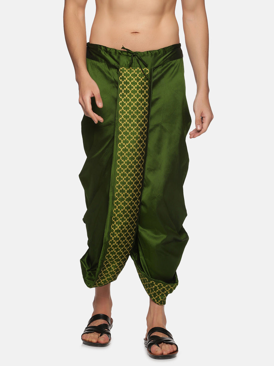 Men Colour Polyester Dhoti Pant / Panjakejam