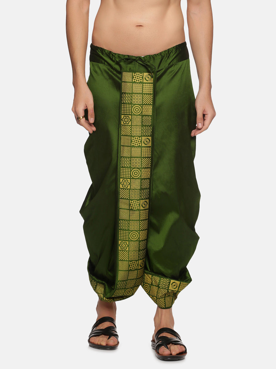 Men Colour Polyester Dhoti Pant / Panjakejam