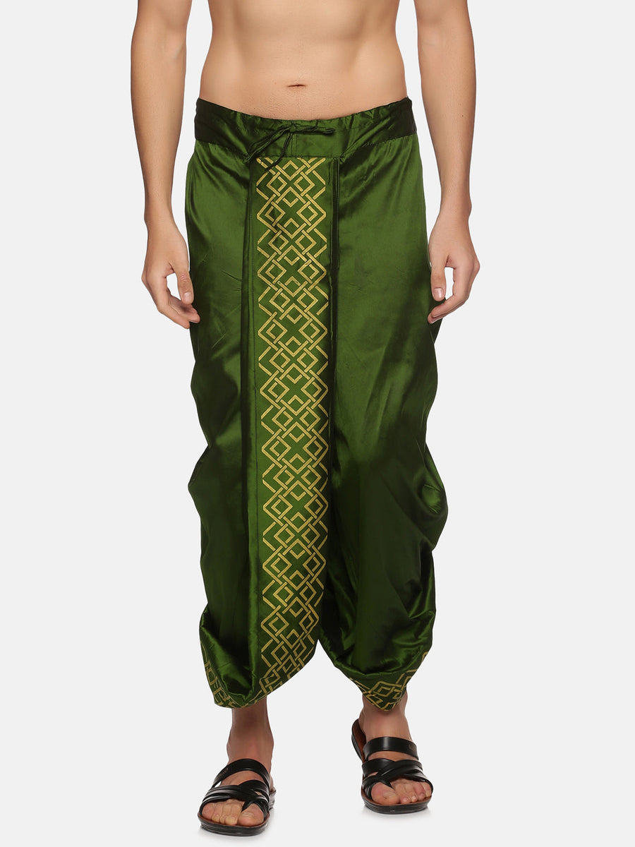 Men Colour Polyester Dhoti Pant / Panjakejam
