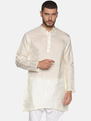 Men Jacquard Rectangle Self Design Long Kurta