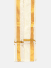 Men Biscuit Colour Polyester Kurta Dhoti Pant Set