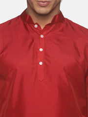 Men Solid Colour Kurta Pyjama Set