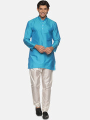 Men Solid Colour Kurta Pyjama Set