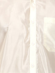 Men Artsilk Cream Colour Shirt