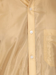 Men Full Sleeve Shirt Angavastram and Pocket Dhoti Set