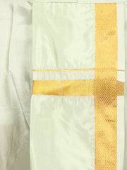 Men Kurta Dhotipant Angavastram Set