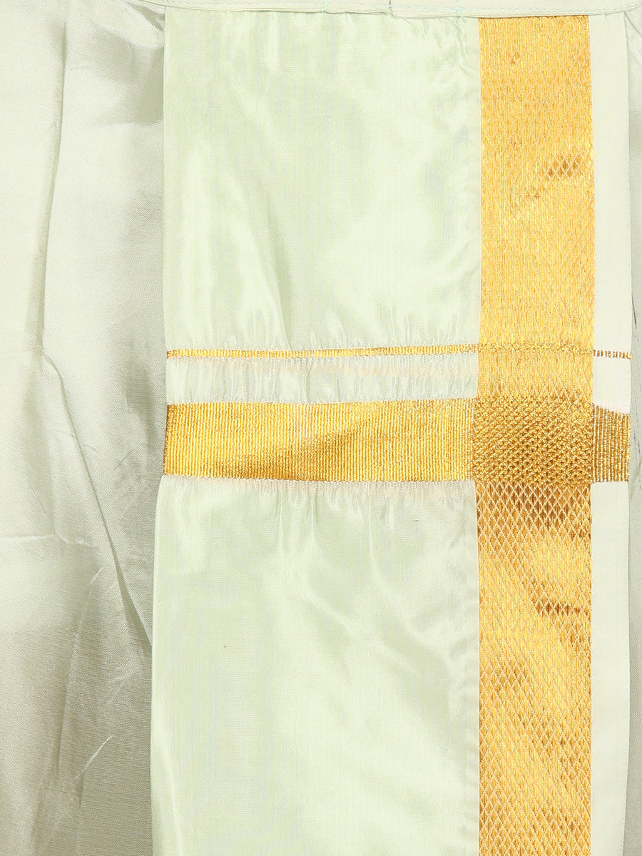 Men Kurta Dhotipant Angavastram Set