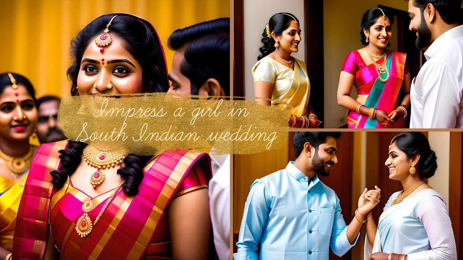 Mastering the Art of Impressing a Girl at a South Indian Wedding with Indian Ethnic Wear