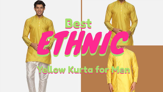Ethnic Yellow Kurta for Men