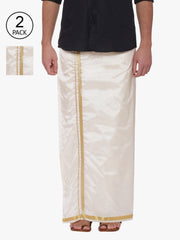 PURE BLEND CREAM DHOTI