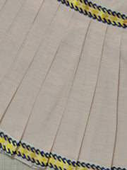 Girls Solid Color Ethnic Pavadai Set