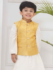 Boys Mandarin Collar Nehru Jacket.