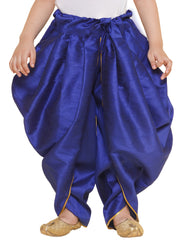 Sethukrishna Boys Slub Dupion Gold Border Patiala Pant