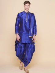 Sethukrishna Mens Embroidery Kurta and Dhotipant Set