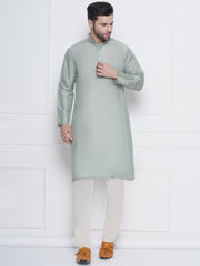Sethukrishna Mens Solid Colour Kurta and Pyjama